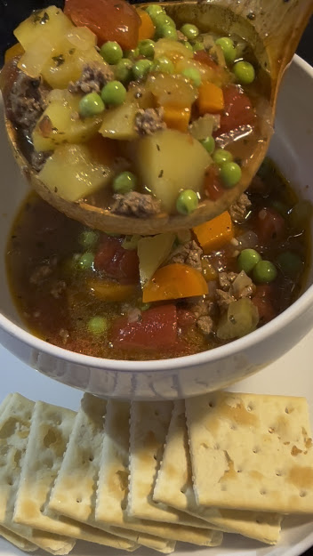 Instant Pot hamburger soup