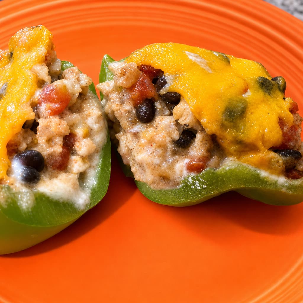 Popper Stuffed Peppers